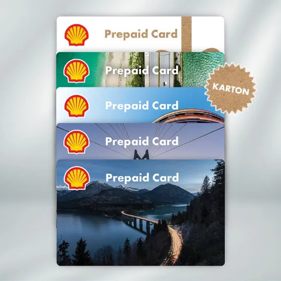 Shell Prepaid Card "Karton"