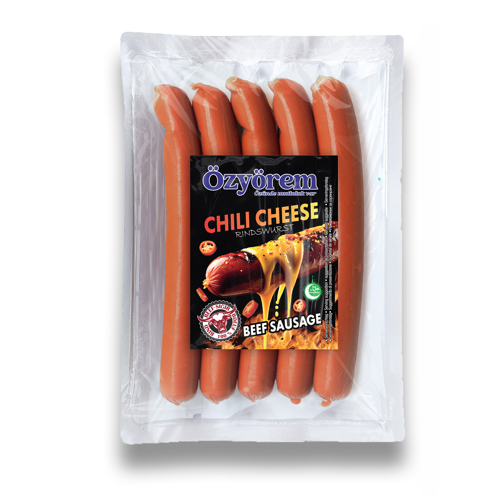 Özyörem Grillwurst Set, 7-piece, is delivered as a complete box.