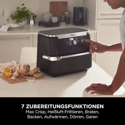 Ninja Foodi FlexDrawer 10,4 L Heißluftfritteuse