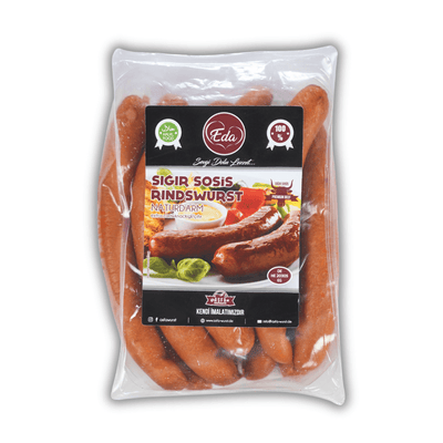 Halal beef sausage natural casing grilled sausage mild