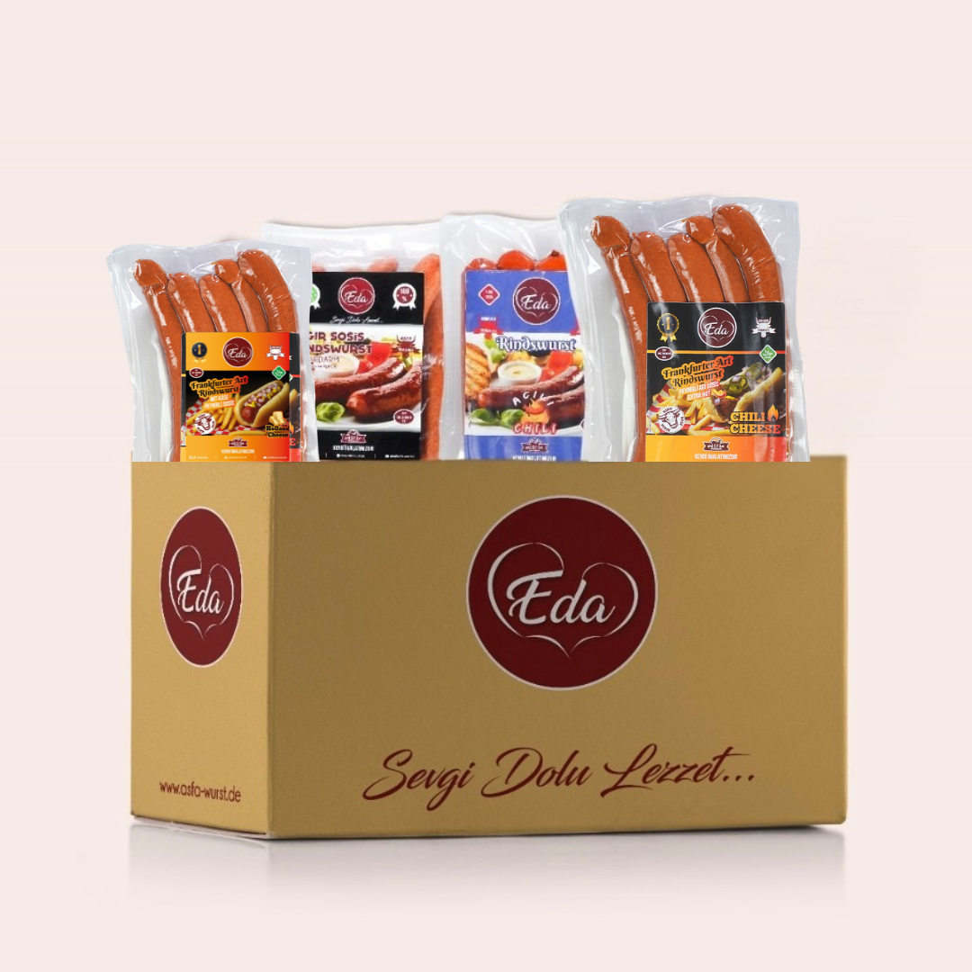Box 1: Beef Sausage Gourmet Box - Spicy & Hearty