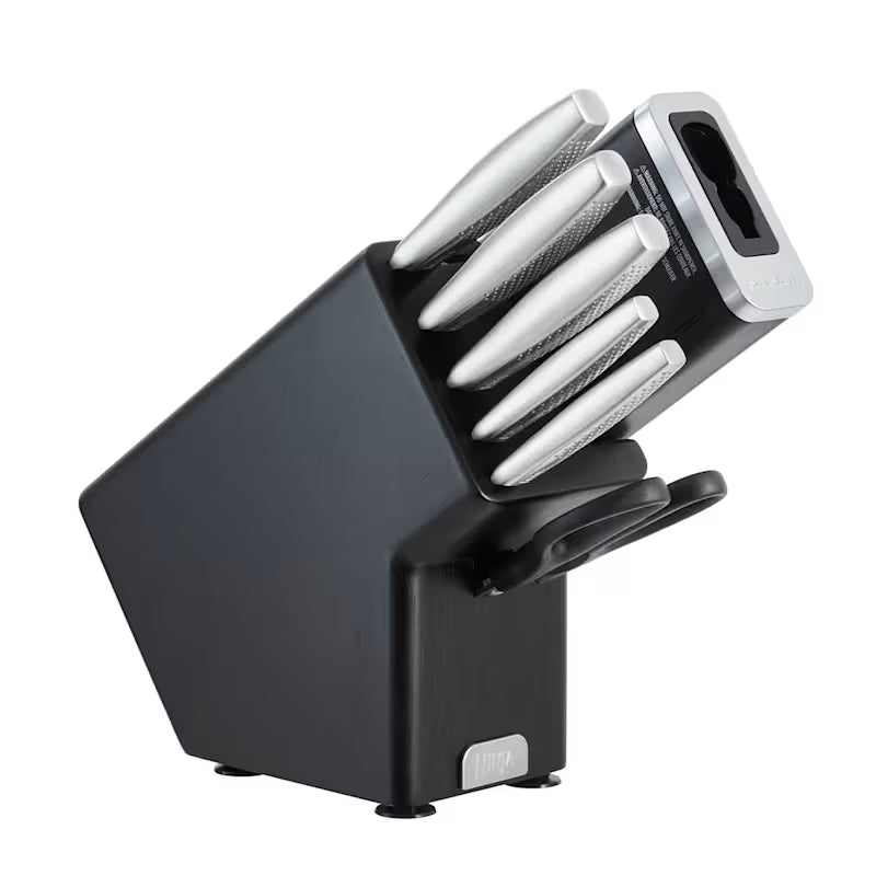 Ninja StaySharp Rostfreier Messerblock mit integriertem Schleifer 6-teiliges Set