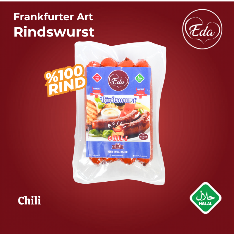 Halal Chili Beef Sausage – Spicy Grilled Sausage made from Beef