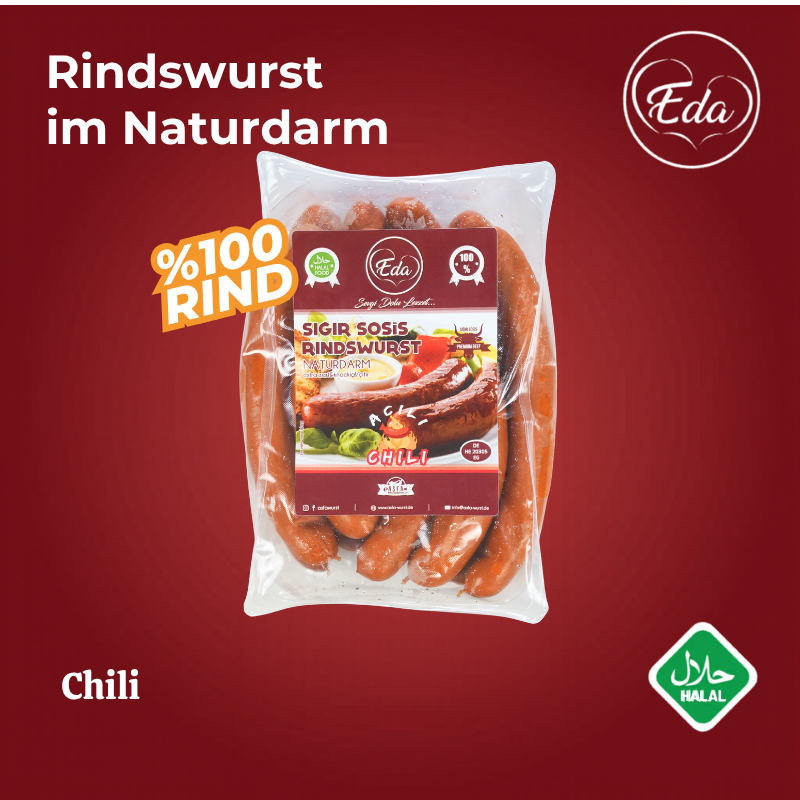 Halal beef sausage natural casing grilled sausage spicy